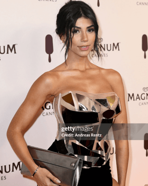 Louana Franco Shines at Magnum Beach Party in Naude Bourn’s ÉTAT D’OR Equinox Corset