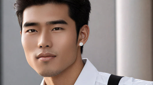 What is White Gold? Why independent luxury brands like Naude Bourn choose 18k gold for their white gold men's stud earrings
