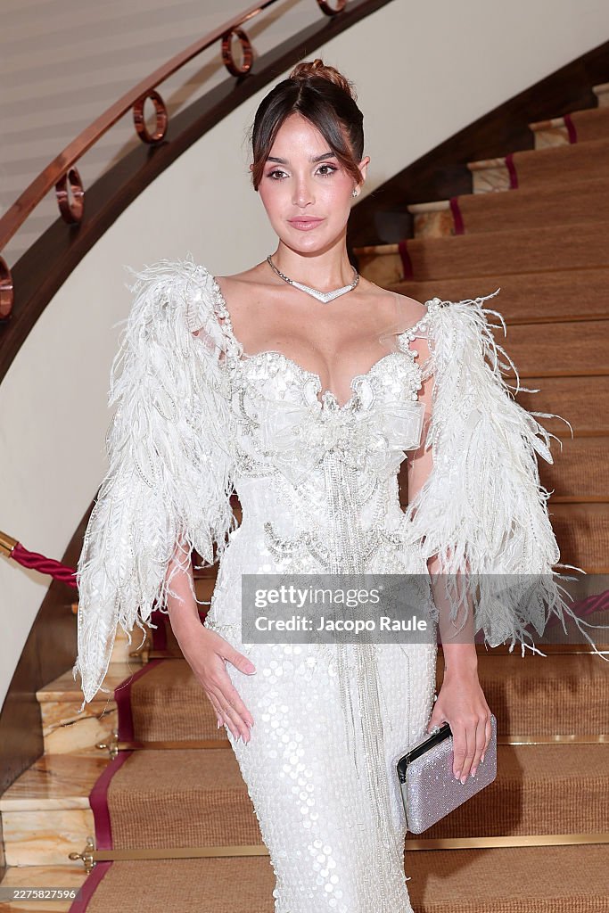Andrea Carolina Del Val at Cannes 2026 — Naude Bourn Eve Necklace Première & Hear You Studs