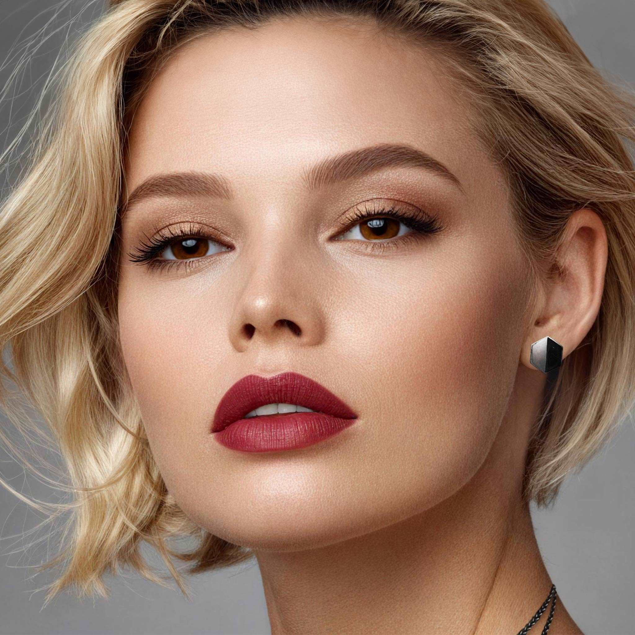 Know You 18k black gold stud earring from Naude Bourn, showcasing sophisticated ethical luxury, meticulous handcrafted artisan jewelry, and bold high-end jewelry design , a standout piece for lovers of contemporary elegance and sustainable craftsmanship.