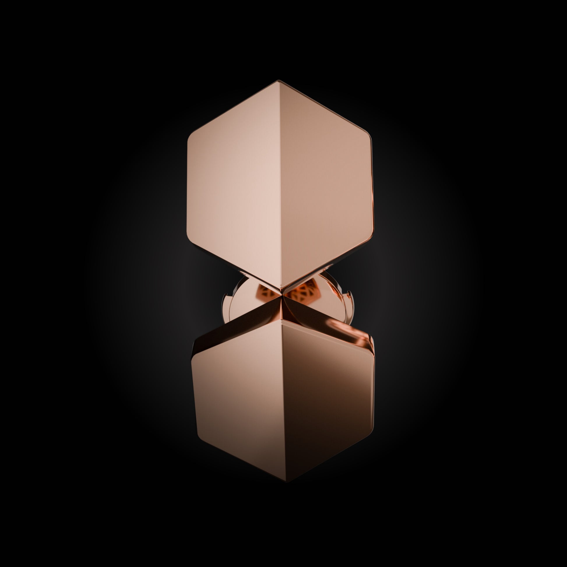 KNOW YOU | 18K Rose Gold Single Stud Earring - NAUDE BOURN