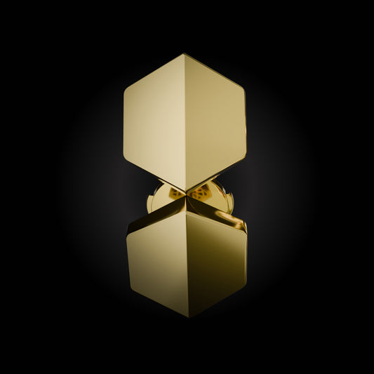 KNOW YOU | 18K Yellow Gold Single Stud Earring - NAUDE BOURN