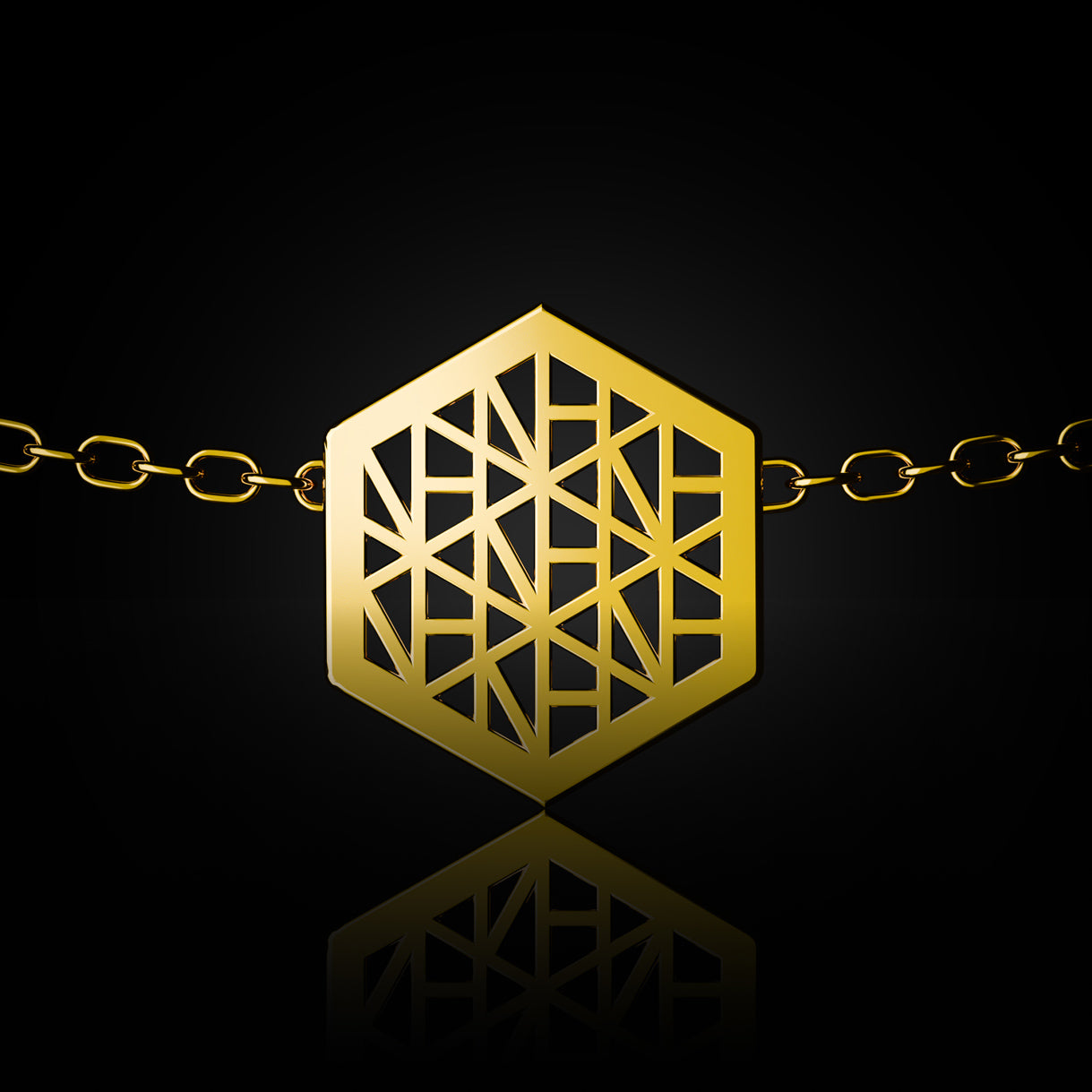 Embrace You Necklace in Bravura Yellow Gold – 750 gold piece styled for layered or double-chain looks, shown in Whisper Gallery by Naude Bourn. Sustainable gold jewelry, ethical jewelry, handcrafted artisan jewelry, fine jewelry, high-end jewelry, and ethical luxury. A versatile design from sustainable jewelry brands and a unique jewelry gift in yellow gold.