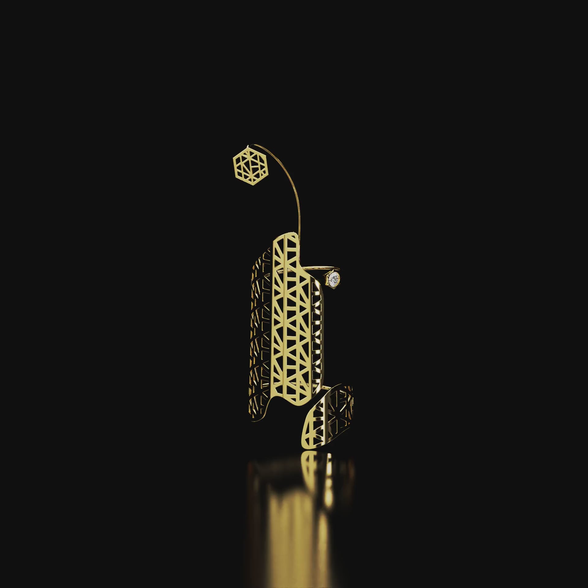 18 Karat Yellow Gold Diamond Carapace Body Jewel – La Relique